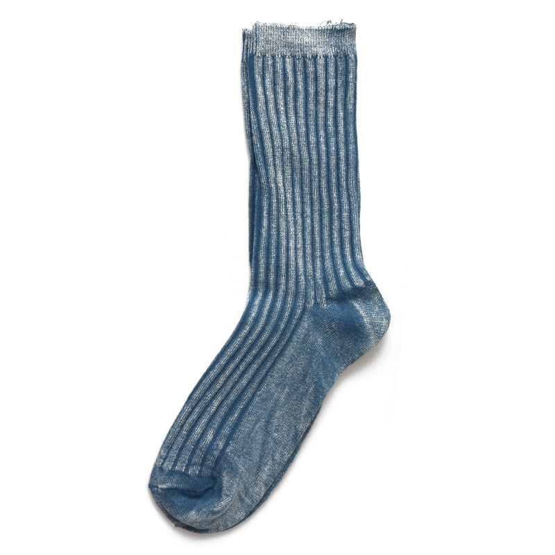 Frosted Double Needle Cotton Tube Socks for Men & Women