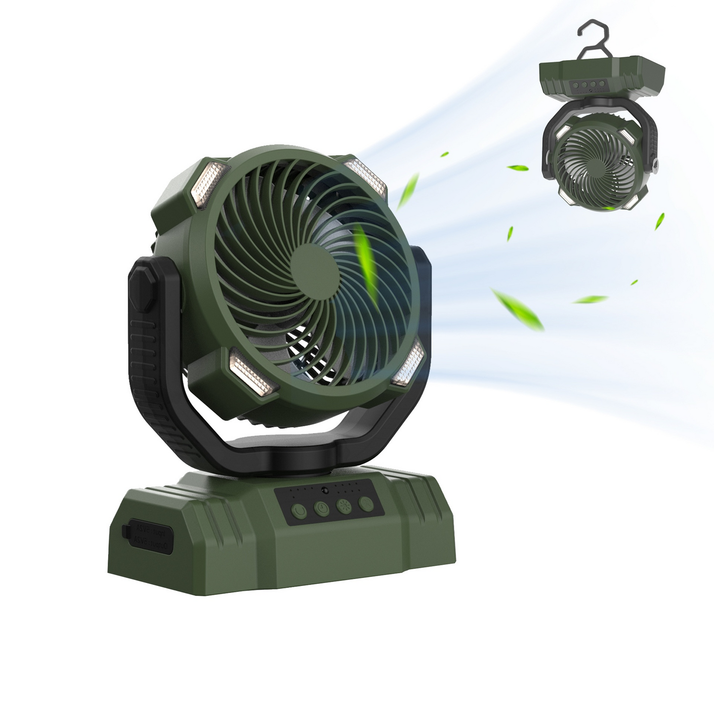Outdoor Household Power Bank LED Light Camping Fan Tough