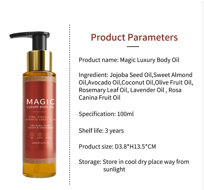 Magic - Body Oil - Natural Nourishing oils for soft luxurious Skin