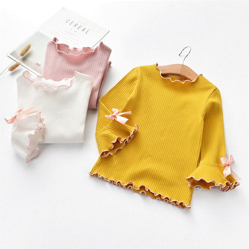Cute Fall - Winter Long Sleeve T-Shirt for Girls