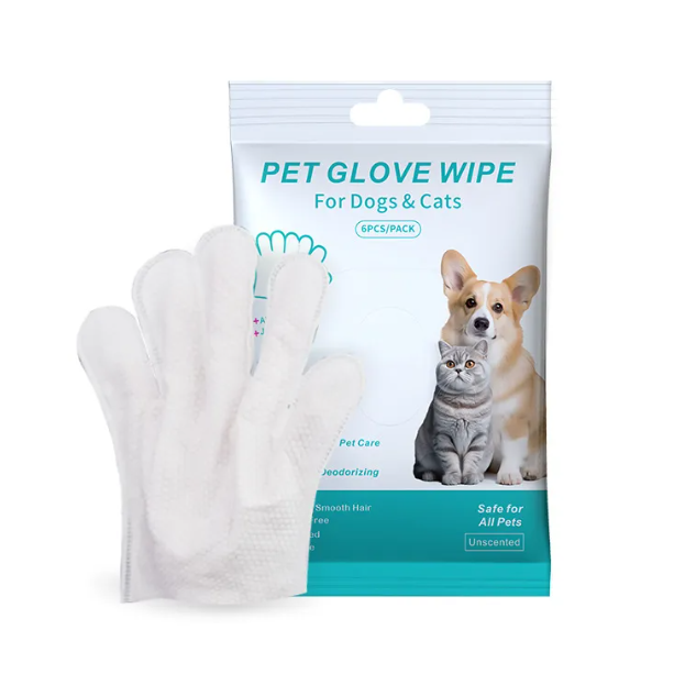 Pet Cleaning Gloves & Wipes, Cleaning Pet Wipes Natural Foam & Wipes