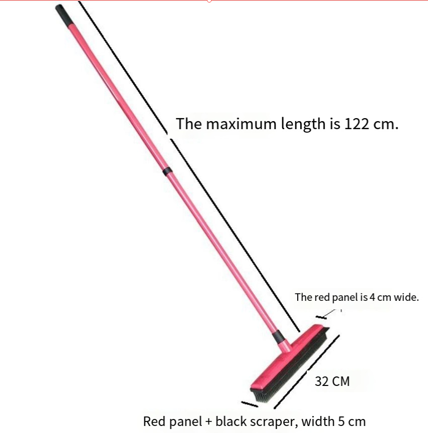 Pet Hair Removal Broom Mop for carpet or material couch