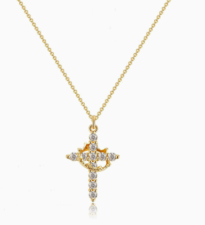 Crown & Cross Fashion beautiful Necklace