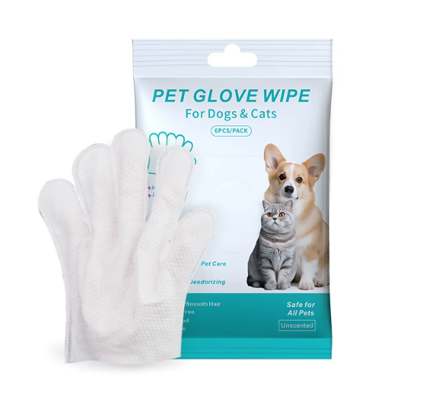 Pet Cleaning Gloves & Wipes, Cleaning Pet Wipes Natural Foam & Wipes