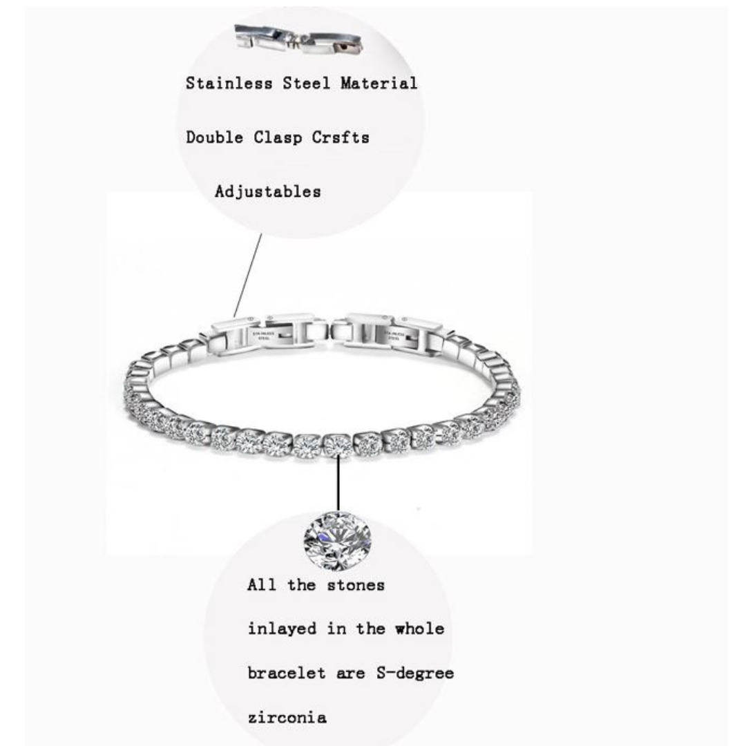 Women's Beautiful Diamond Tennis Zilla Bracelet