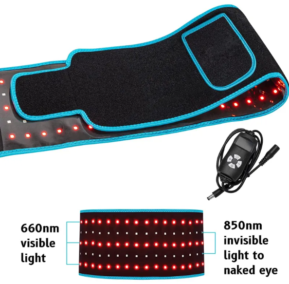LED Infrared red light Belt muscle Therapy Device