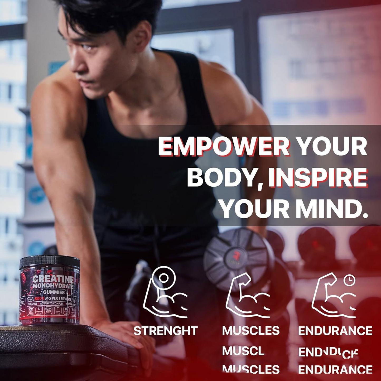 Muscle Boosting Natural Mega Building Gummies