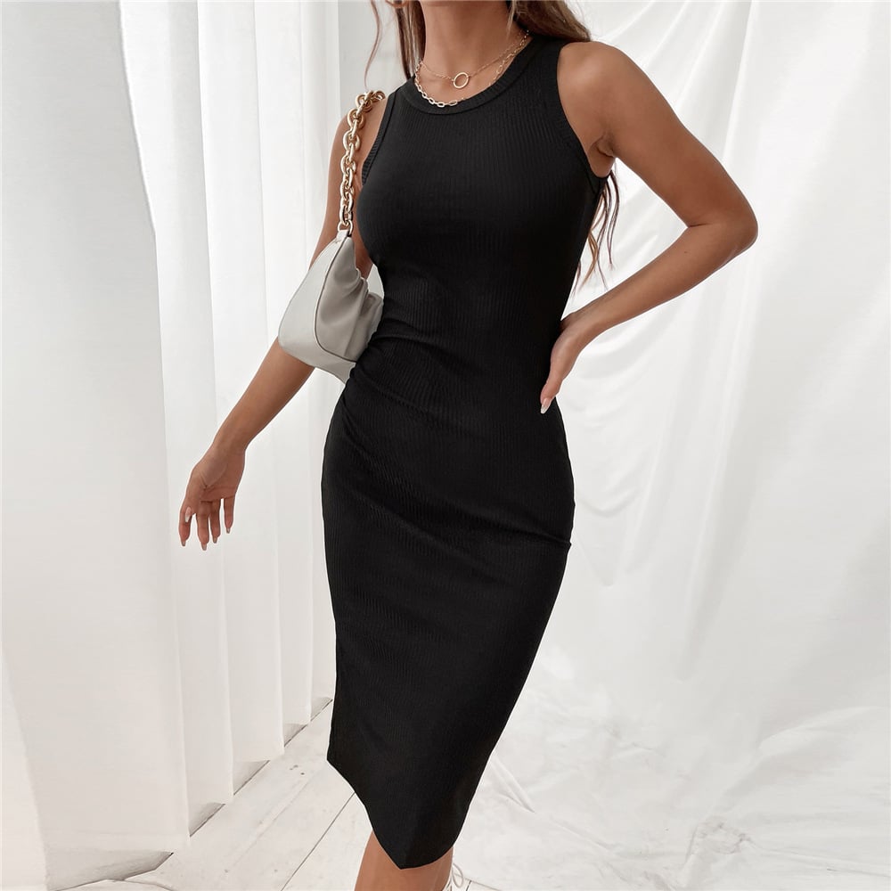 Slim Fit Women's Sexy Casual Tank Top Dress