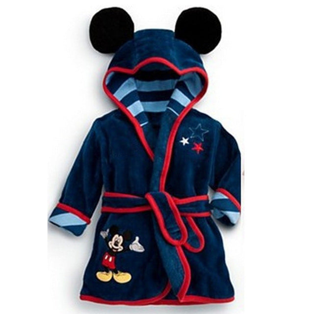Mickey Minnie Flannel Pyjamas for Girls (Warm Set)