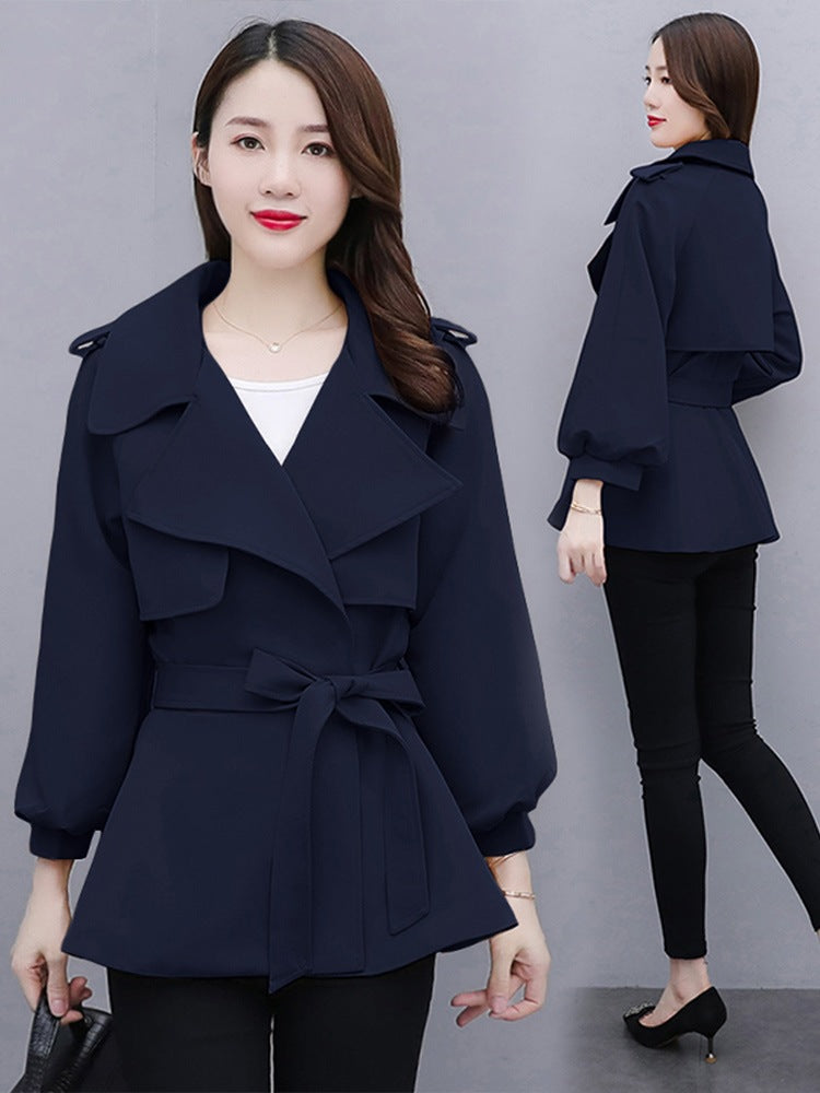 High-End Women's Fashion Blazer Tan/Mocha Versatile Jacket