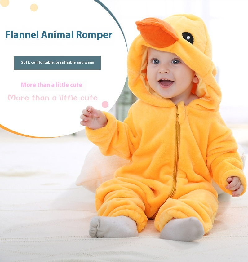Super Cute Baby Jumpsuit Animal Romper