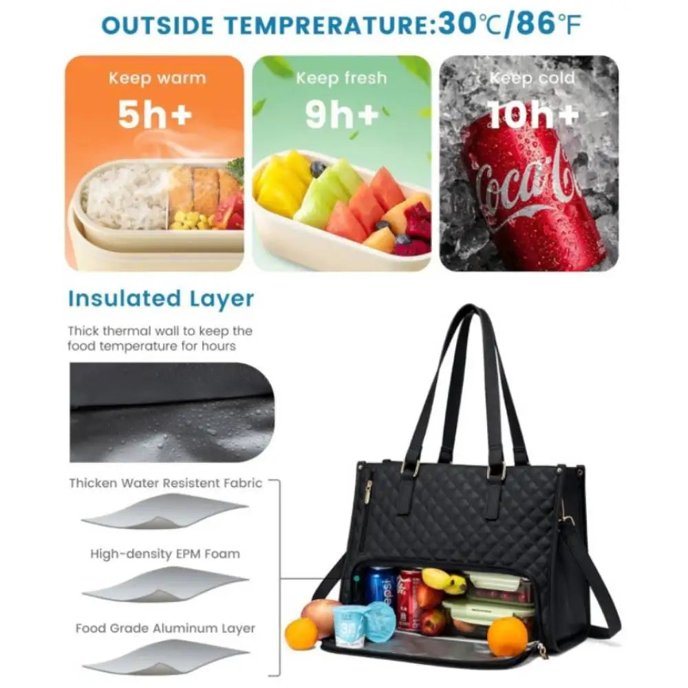 Women's High End Fashion Insulated Lunch Bag/Purse