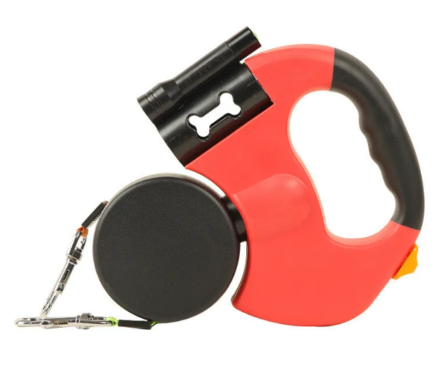 Auto Double Dual Dog Leash For Two, Easy Walk Leash