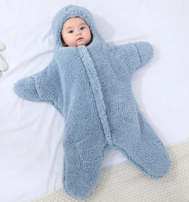 Baby one piece winter cozy fuzzy fleece outfit