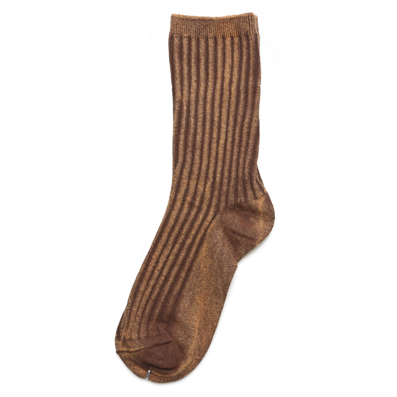Frosted Double Needle Cotton Tube Socks for Men & Women
