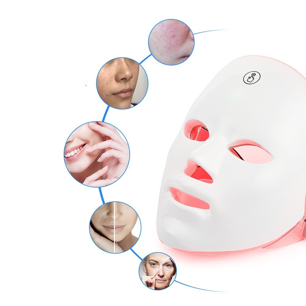 Skin Rejuvenation Facial Beauty Multi Light LED Redlight Device With Charger