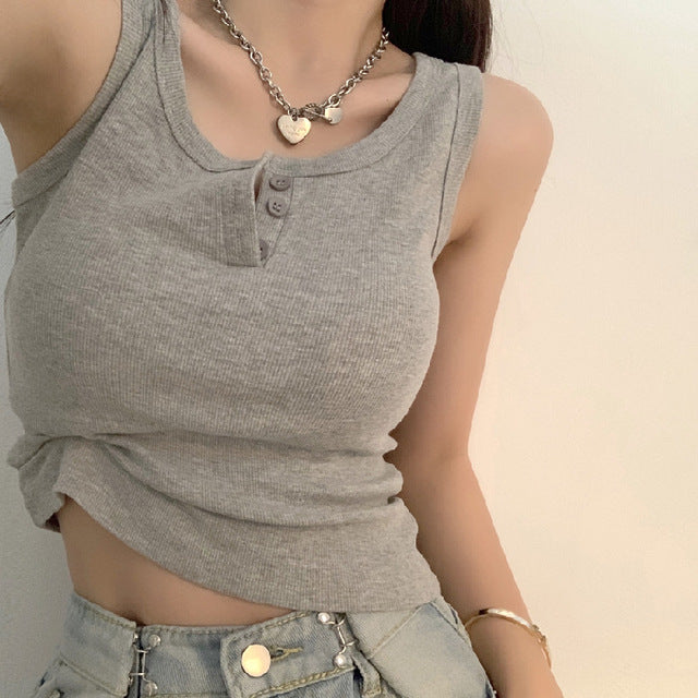 "Sleeveless Women's Casual sexy Fashion Tank Top"