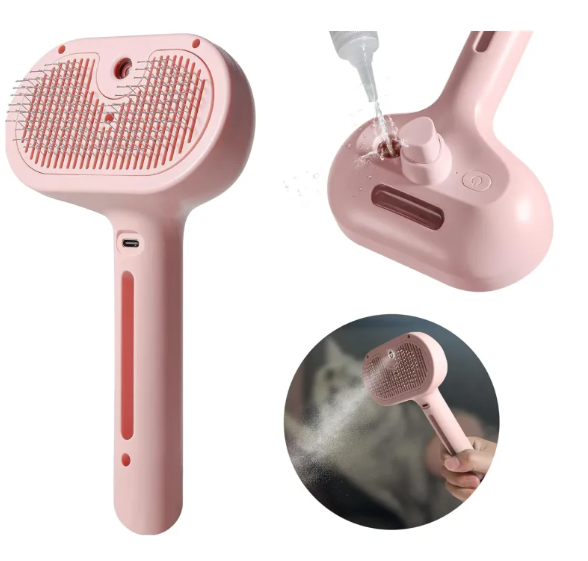 Pet Hair in water Sprayer Brush