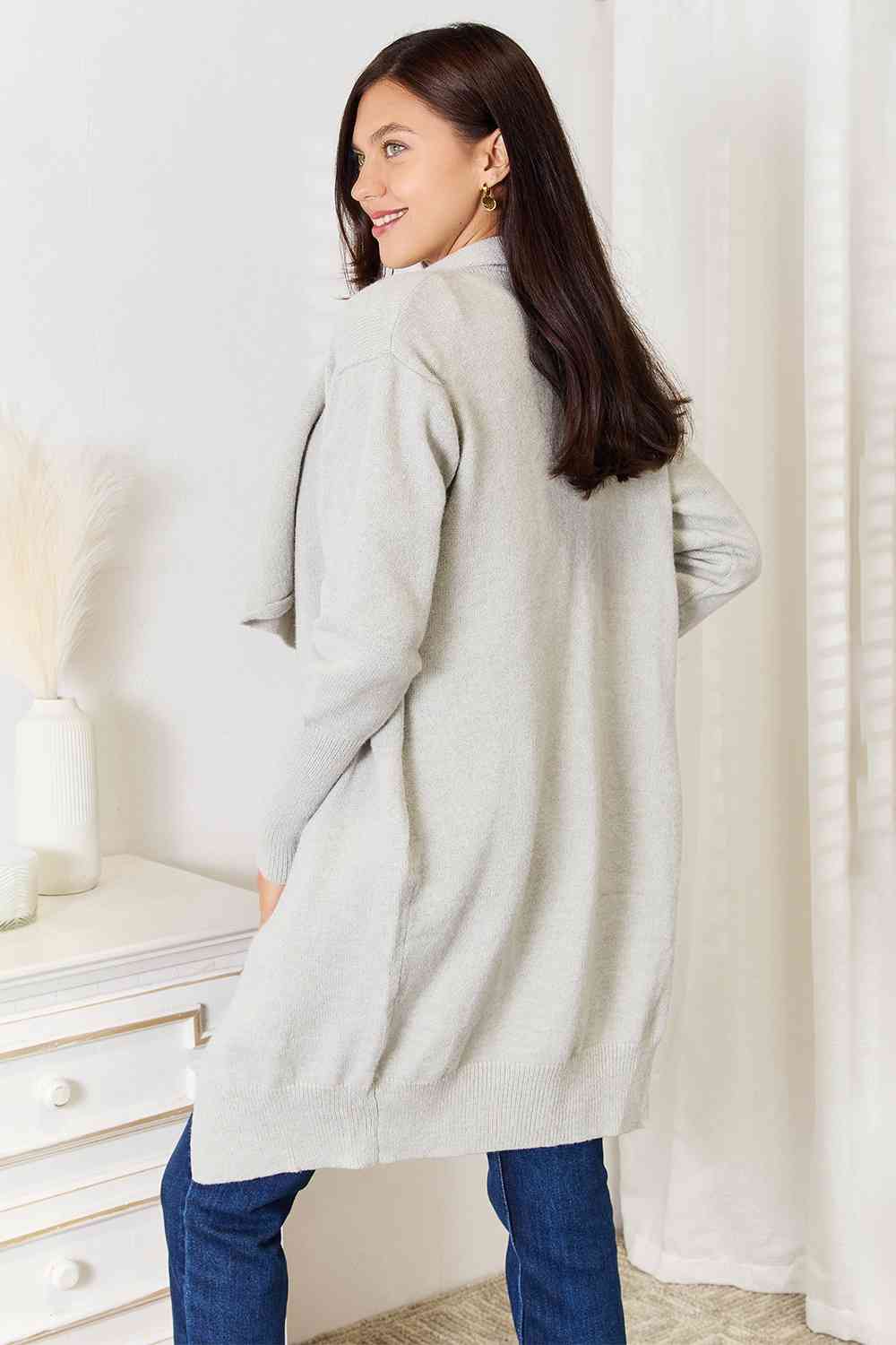 Beautiful Women's soft Long Fall Duster Cardigan with Pockets