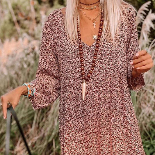 Floral Casual Country Dress for Everyday Wear