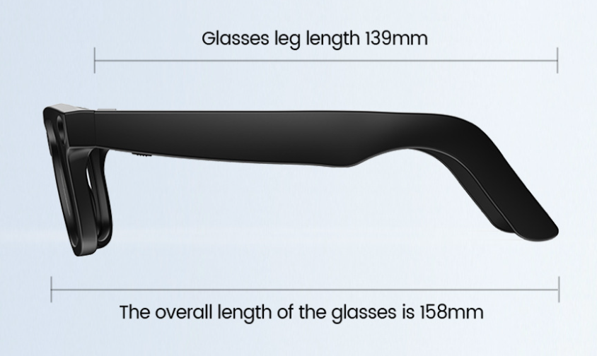 AI Camera HD video - voice call touch controls Smart Glasses