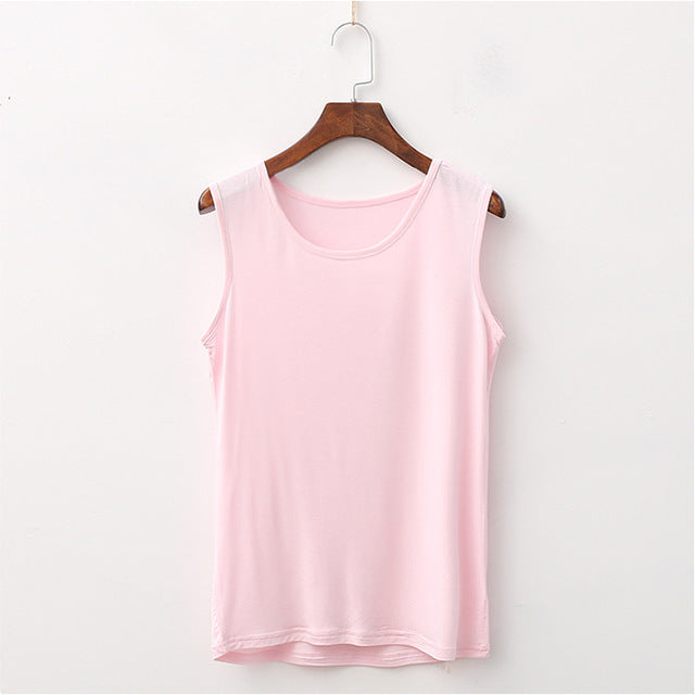 Plus Size Women's Sleeveless Modal Tank Top
