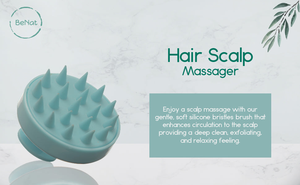 Hair Scalp Massager, Stimulate Hair growth For Long Healthy Hair