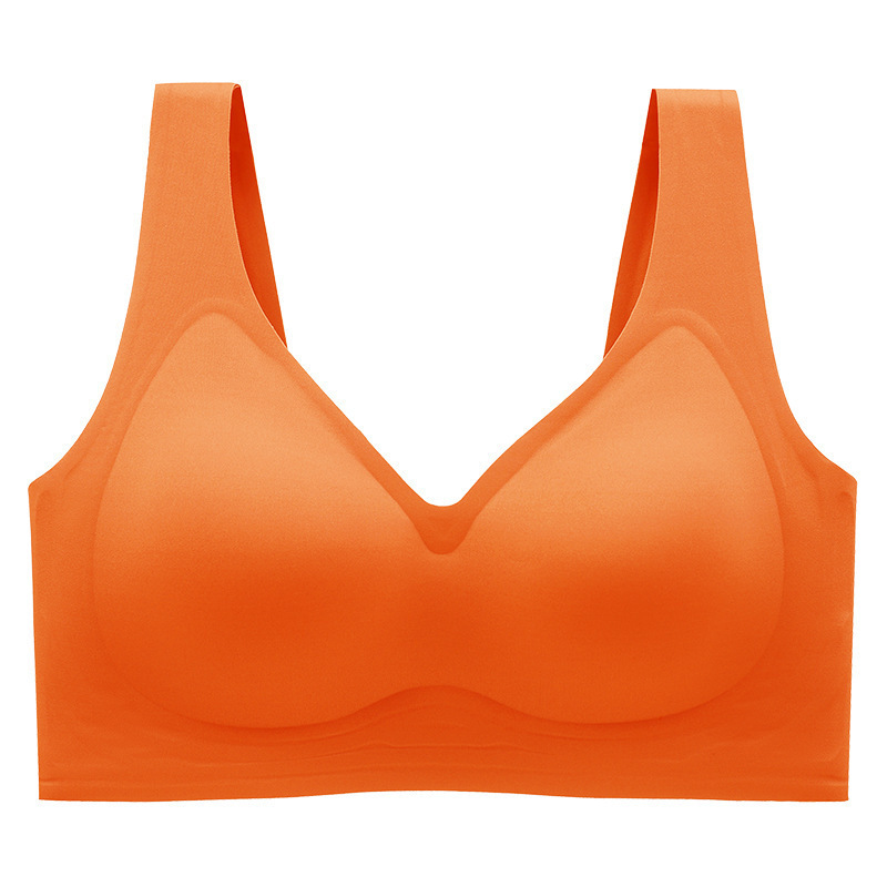 Plus-Size Seamless Push-Up wire free comfort bra !