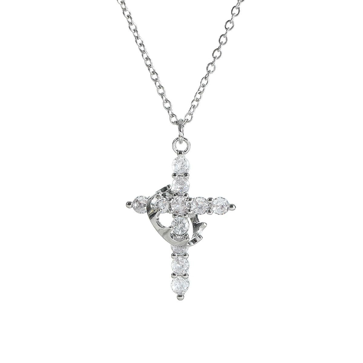 Crown & Cross Fashion beautiful Necklace